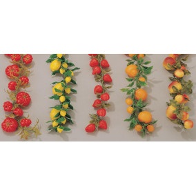 Guirlandes et décors fruits, légumes et feuillages
