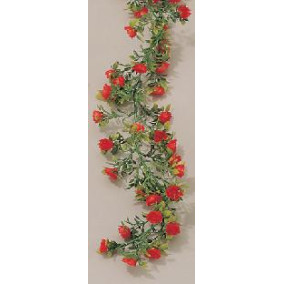 Guirlande de roses rouges