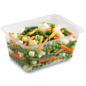 Barquettes en plastique à utilisation chaude