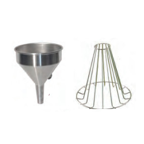 Entonnoir et pyramide à boudin