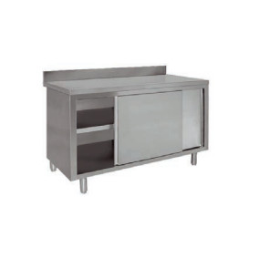 Meubles inox adossés