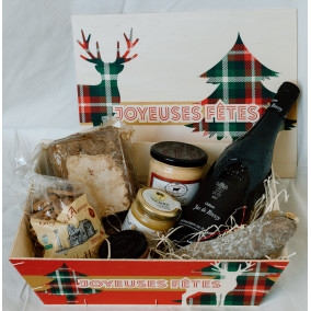 Panier de présentation en bois