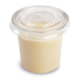 Pots à sauce évasés cristal 